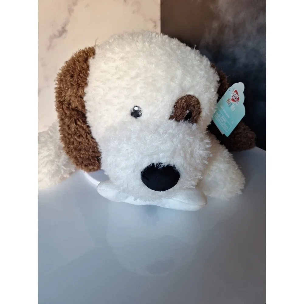 Hug Me Dog With Bone Floppy Laying Bone Plush Large 20
